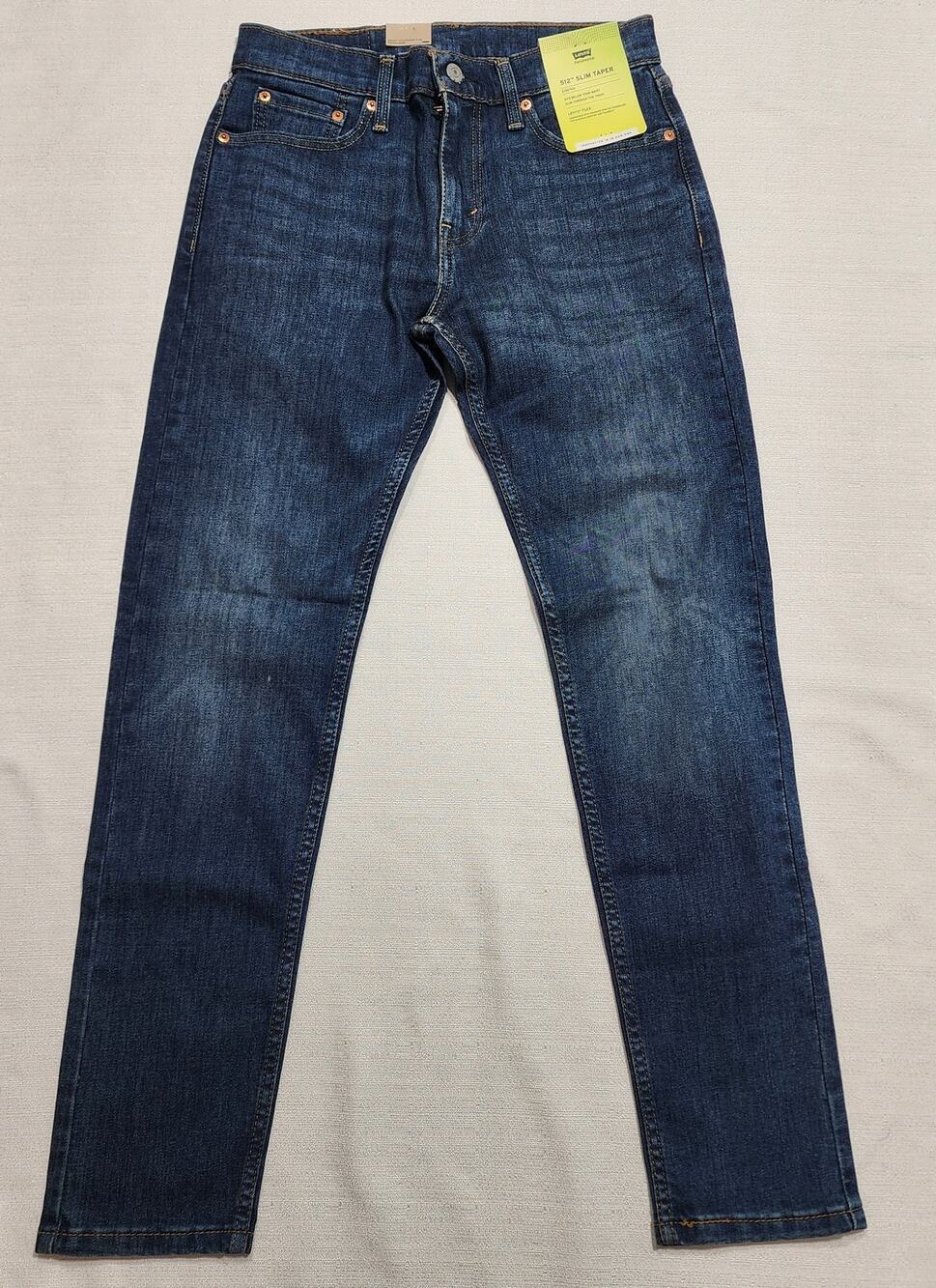 Levi's 512 slim taper sit below the waist W29''xL32'' men